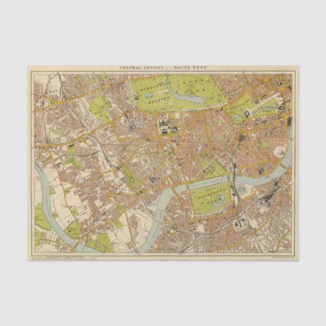 Papel De Seda Sudoeste de Londres (Anverso)