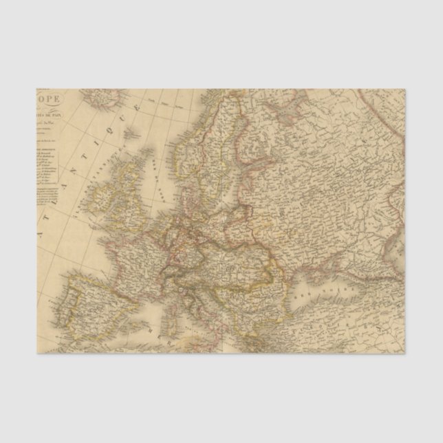 Papel De Seda Suecia, Noruega, y Demark (Anverso)