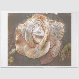 Papel De Seda Sueño de arte Rosa único y moderno de la seda dora