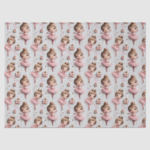 Papel De Seda Sueño de Bailarina Rosa con Tutus