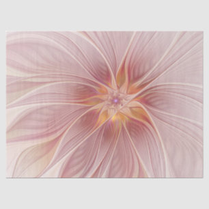 Papel De Seda Sueño floral abstracto de arte fractal de flor de
