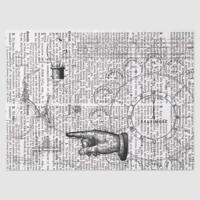 Papel De Seda Sueño mecánico (Anverso)