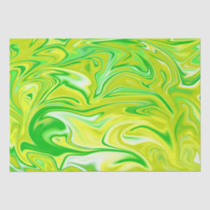 Papel De Seda "Sueño Minty: Los suaves remolinos de mármol verde