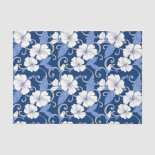 PAPEL DE SEDA SUEÑO POLINESIO (AZUL)