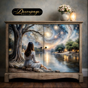 Papel De Seda Sueños Celestiales Ensueño Estrellado Decoupage