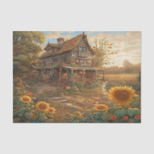 Papel De Seda Sueños de girasol