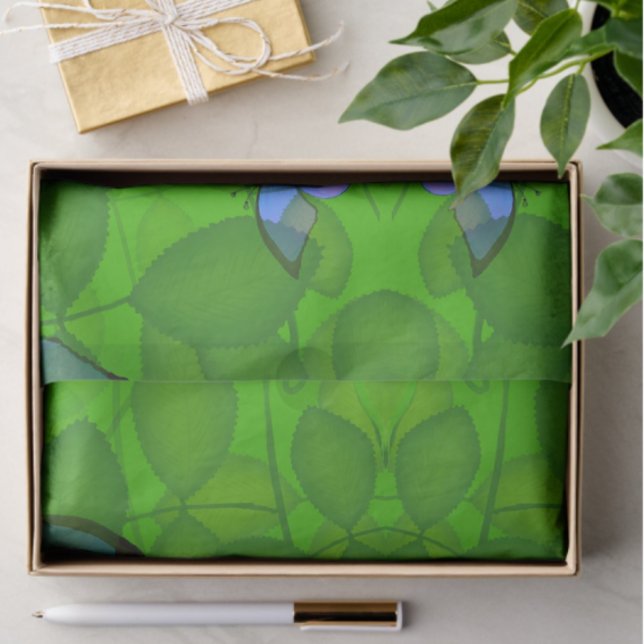 Papel De Seda Sueños de la selva tropical Mariposa All Occasion  (Rainforest tissue for crafting or gifting!)