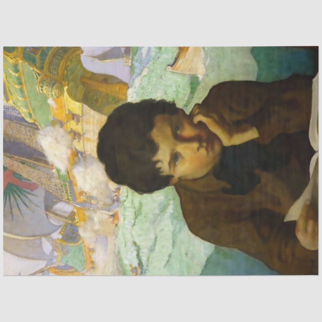 Papel De Seda “Sueños de Pirata” de NC Wyeth (Anverso)