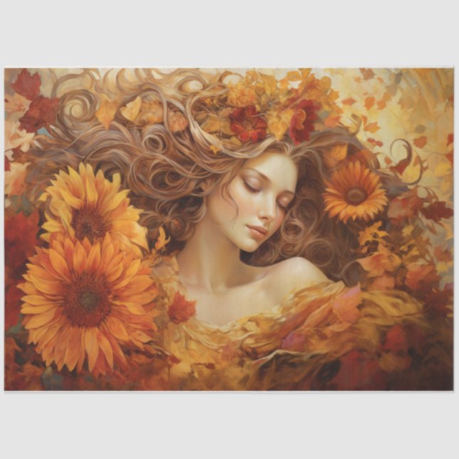 Papel De Seda Sueños de septiembre (Anverso)