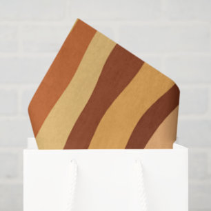 Papel De Seda Sueños del Desierto Oro Naranja Quemado Siena