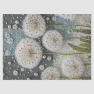 Papel De Seda Sueños elegantes de dandelios, Medios mixtos
