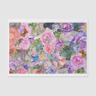 Papel De Seda Sueños Florales de Steampunk (página 2 de la serie