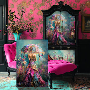 Papel De Seda Sueños Vibrantes, Arte de Retrato de Fantasía Flor