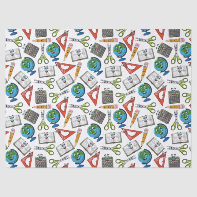 Papel De Seda Suministros escolares (Anverso)