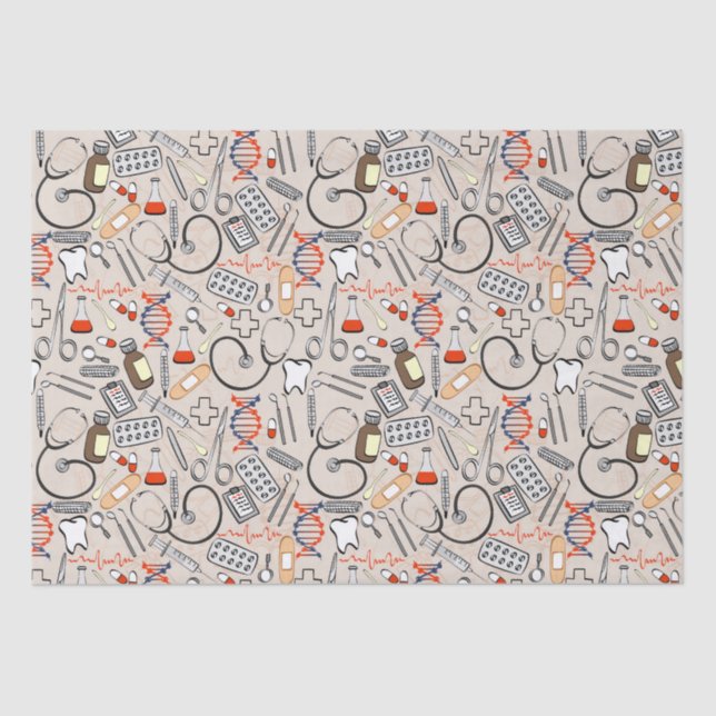 Papel De Seda Suministros médicos (Anverso)