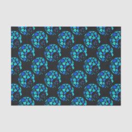 Papel De Seda Suministros Verde azulados de regalo de afro diva 