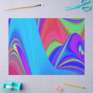 Papel De Seda Summerfeeling, Resumen 3D Rainbowart