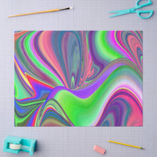 Papel De Seda Summerfeeling, Resumen 3D Rainbowart