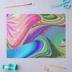 Papel De Seda Summerfeeling, Resumen 3D Rainbowart