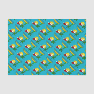 Papel De Seda Sun Santa - Mele Kalikimaka