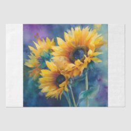 Papel De Seda Sunflowers