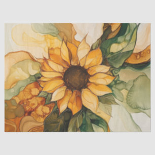 Papel De Seda Sunflowers en el diseño de la serie de tinta de al