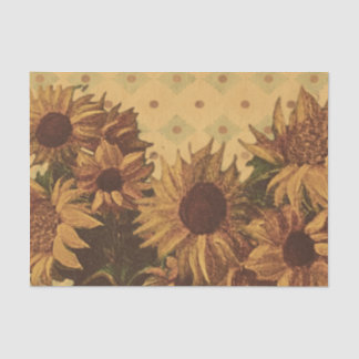 Papel De Seda Sunflowers retro vintage backdrop