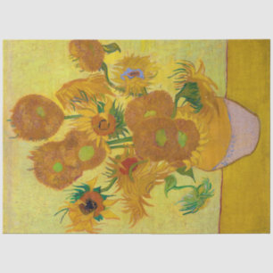 Papel De Seda Sunflowers, Vincent van Gogh, 1889