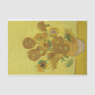 Papel De Seda Sunflowers, Vincent van Gogh post-impresionist
