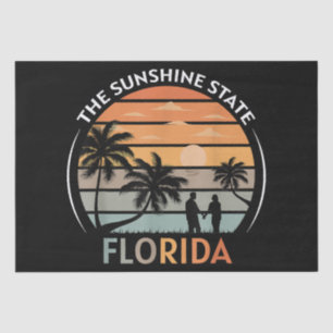 Papel De Seda Sunset de la playa de Verano de Florida