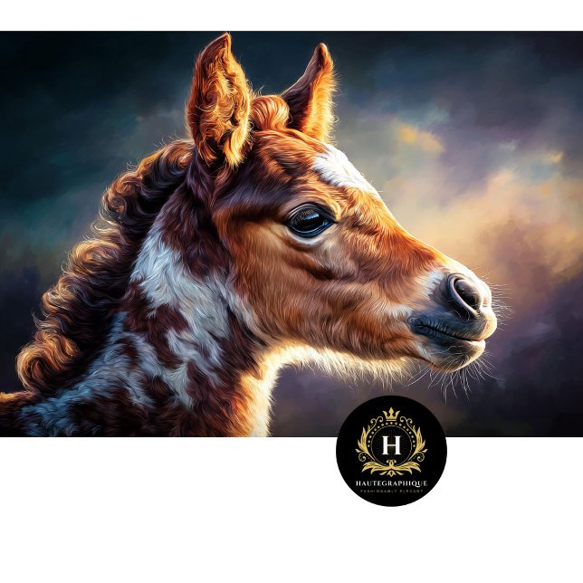 Papel De Seda Sunset Foal Portrait Art Decoupage (Subido por el creador)