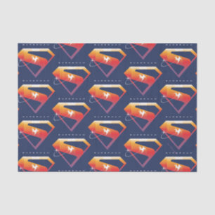 Papel De Seda Sunset Soar Superman Shield