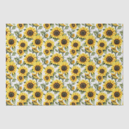 Papel De Seda Sunshine Yellow Sunflower
