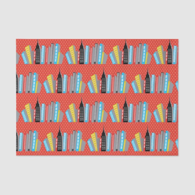 Papel De Seda Super héroe de los niños (Anverso)