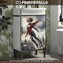 Papel De Seda Super heroína madre en historietas de 1950