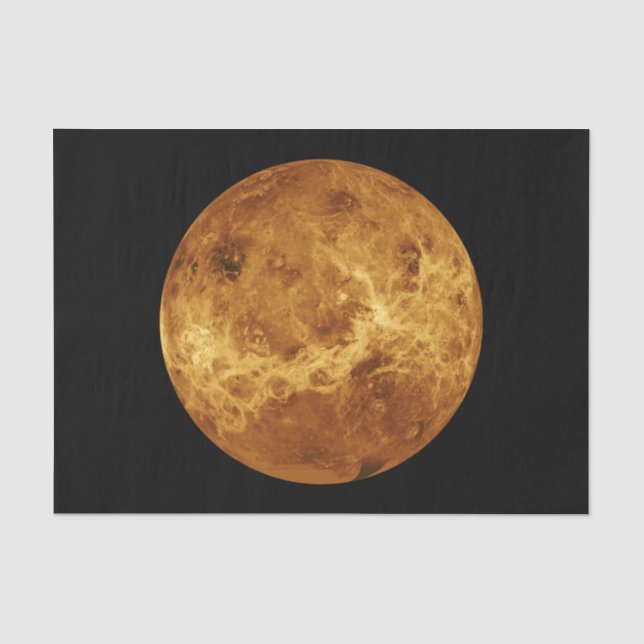Papel De Seda Superficie del planeta Venus (Anverso)
