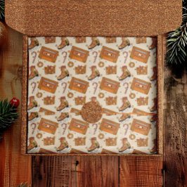 Papel De Seda Superfloral Retro Christmas Joy