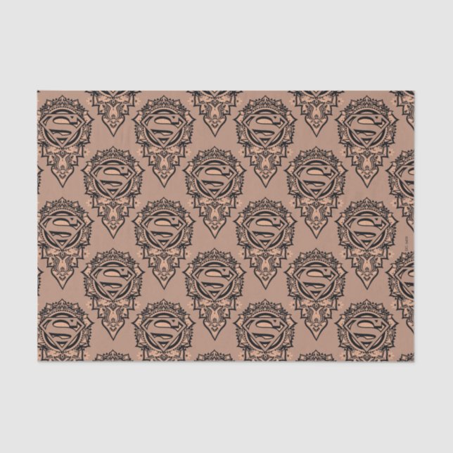 Papel De Seda Supergirl Mandala Graphic (Anverso)