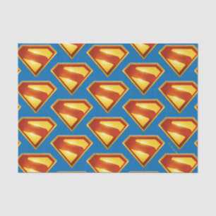 Papel De Seda Superman Golden S Shield Brilliance