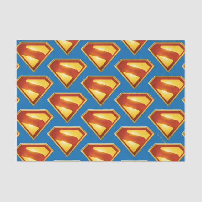 Papel De Seda Superman Golden S Shield Brilliance (Anverso)