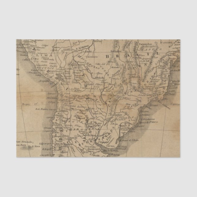 Papel De Seda Suramérica 8 (Anverso)