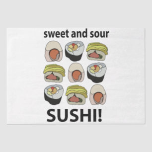 Papel De Seda Sushi dulce y amargo sushi