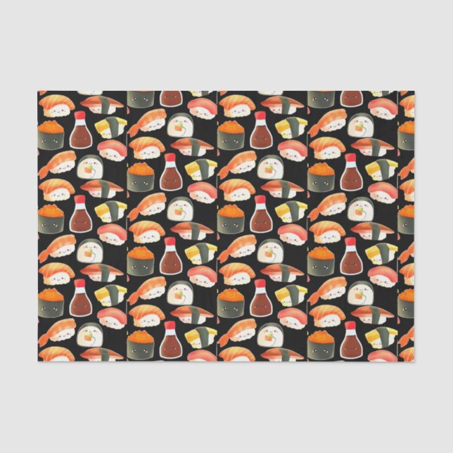 Papel De Seda Sushi Lindo (Anverso)