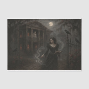 Papel De Seda Susurros en la puerta