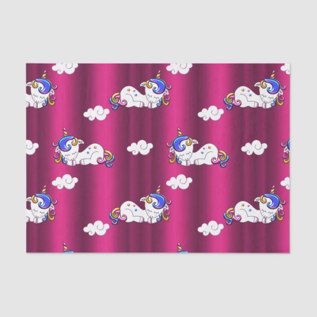 Papel De Seda Sweet Dreams Unicorns (Anverso)