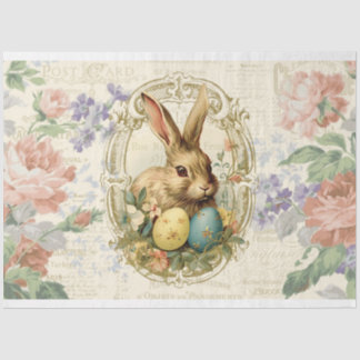 Papel De Seda Sweet Easter Bunny Decoupage