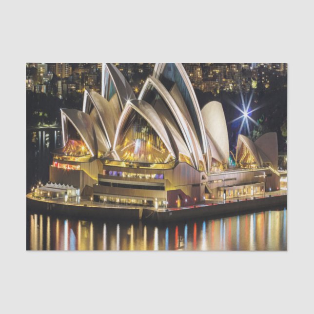 Papel De Seda Sydney - OPERA HOUSE - vista (Anverso)