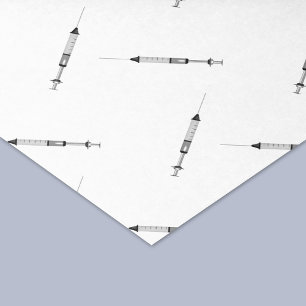Papel De Seda Syringe Needle Sedative Halloween Party