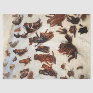 Papel De Seda Tabby Toboggan Club de Louis William Wain