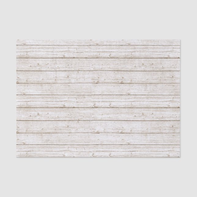 Papel De Seda Tablas de Madera Pintadas de Blanco Rústico Boda e (Anverso)